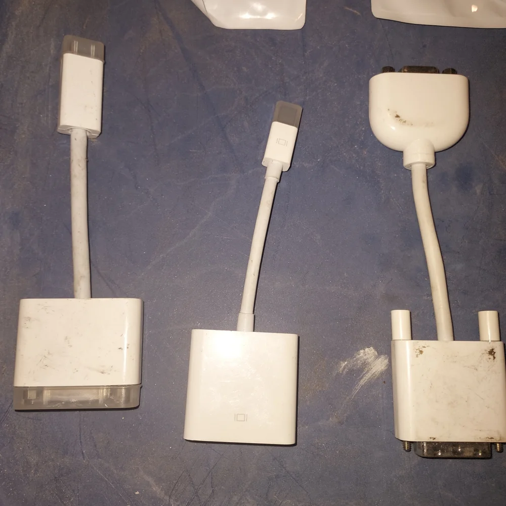 White Adapter Cable Set for Electronics